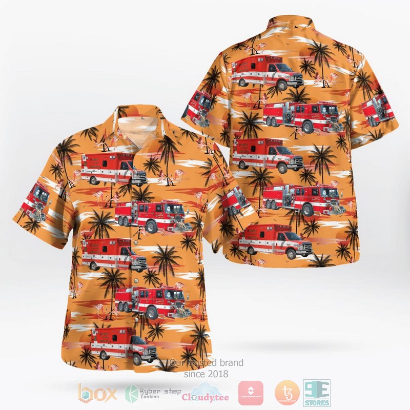 Bristol Fire Department-RI 3D Hawaii Shirt