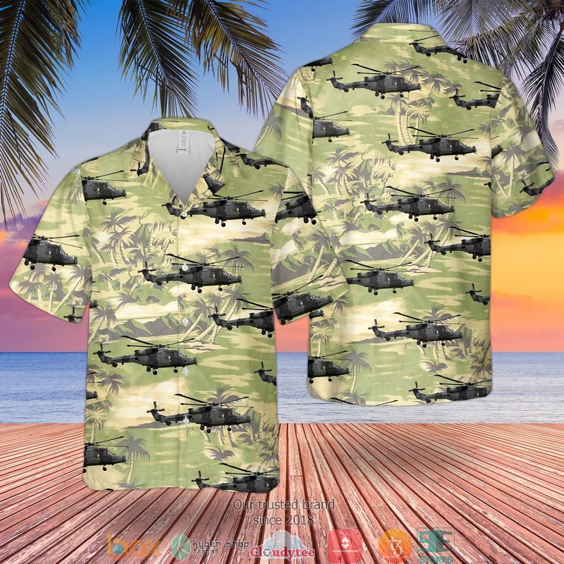 British Army AgustaWestland Apache Armed Forces Day Aloha Shirt