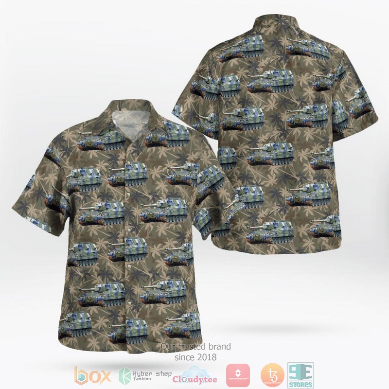 British Army AS-90 Hawaiian Shirt