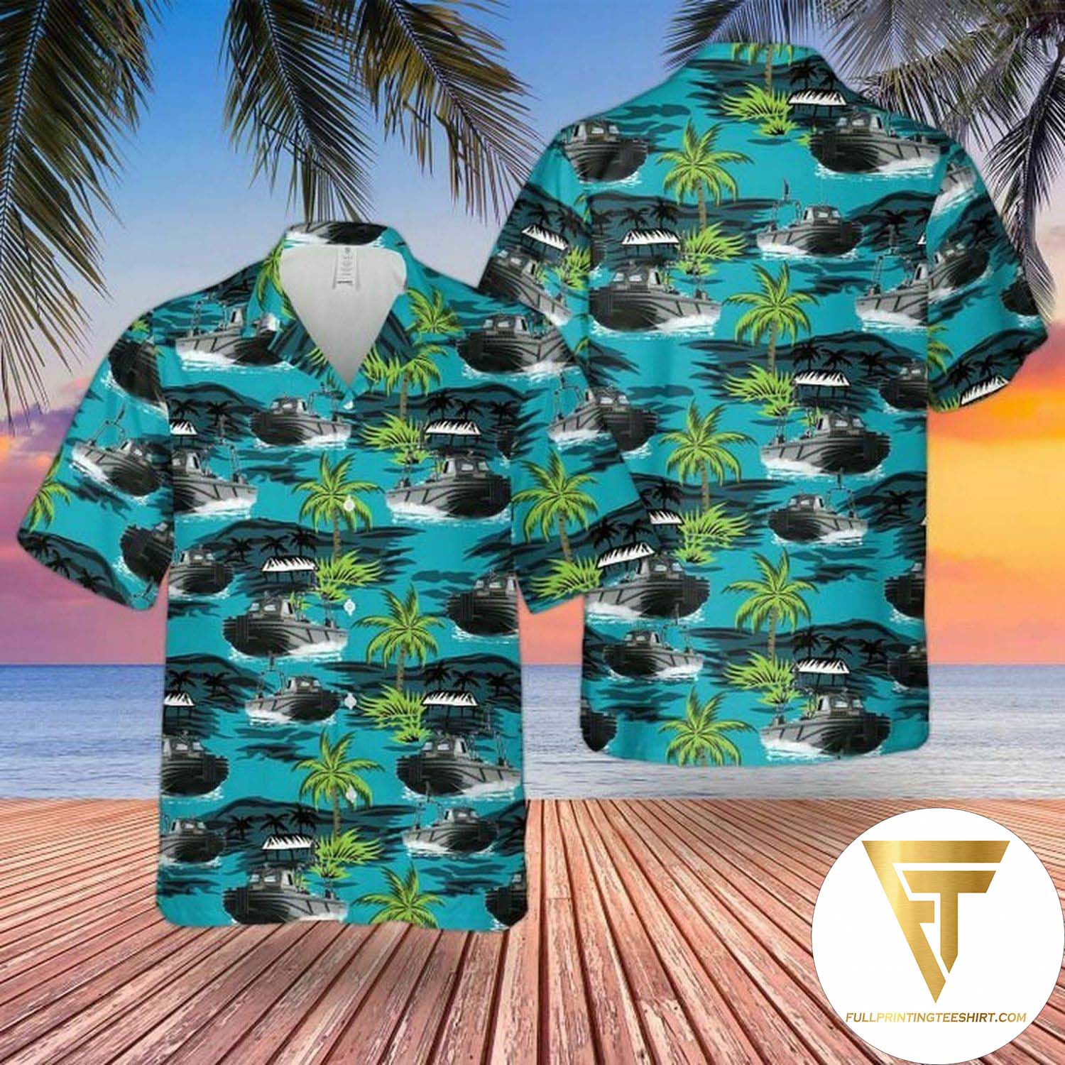 Bud Ice Beer Tropical Leaf Summer Hawaiian Shirt