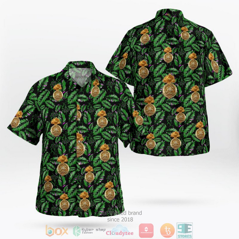 British Army Spartan Armoured Personnel Carrier Hawaiian Shirt