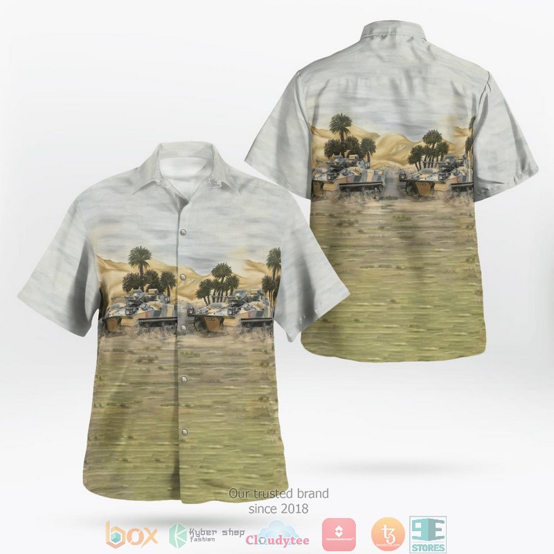 British Army Thales Watchkeeper WK450 Unmanned Aerial Vehicle Hawaiian Shirt