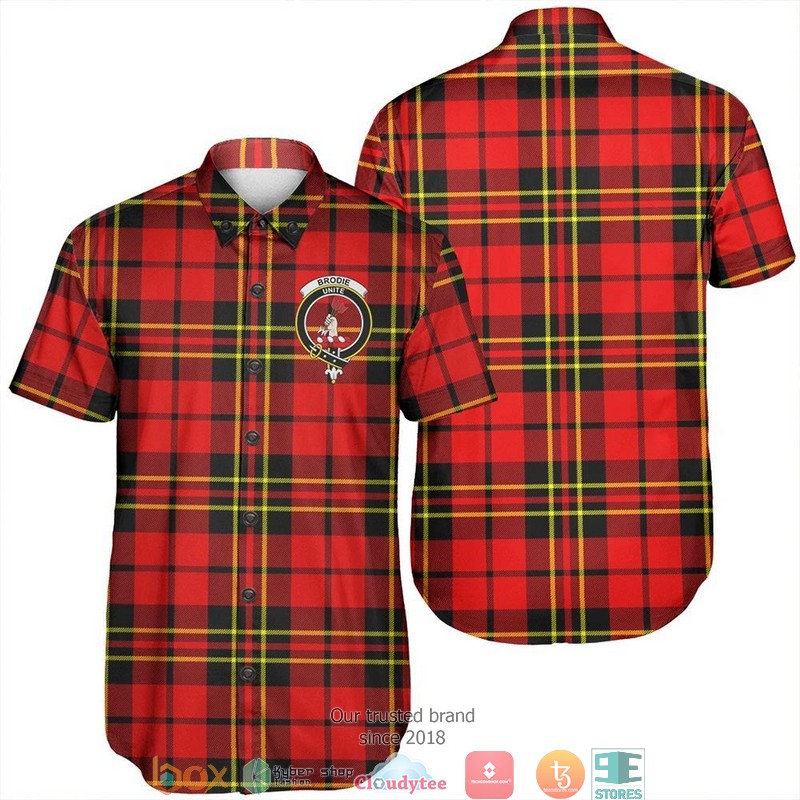 Brodie Modern Tartan Short Sleeve Hawaiian Shirt