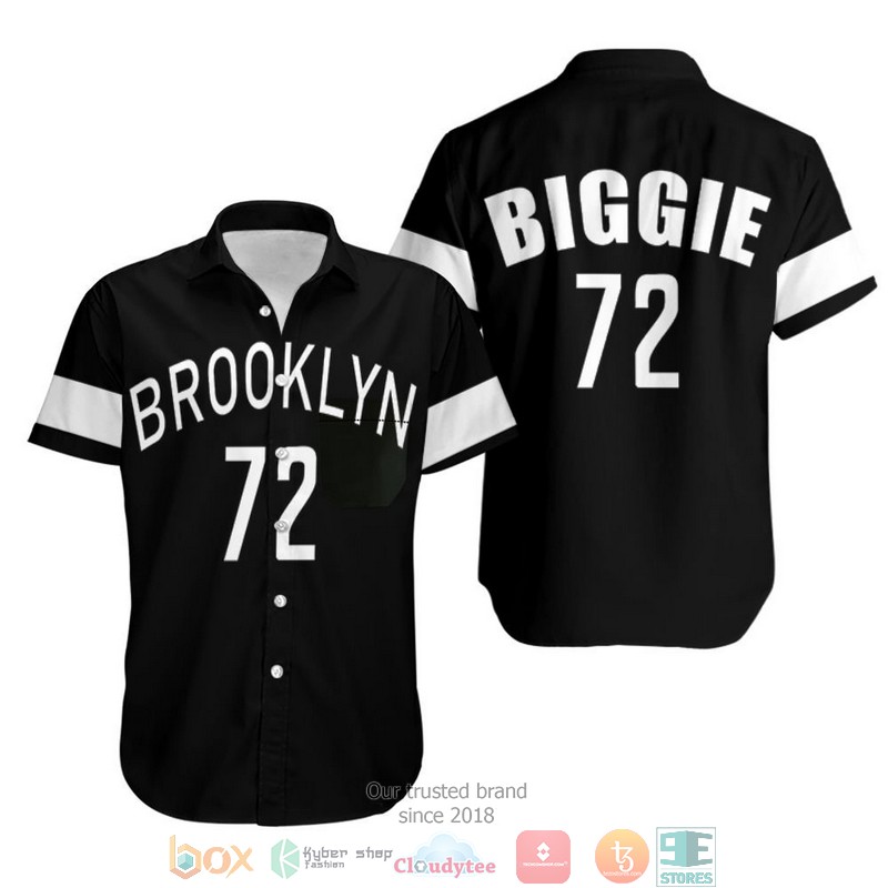 Brooklyn Nets Biggie Jersey Black Music Edition 2019 Hawaiian Shirt