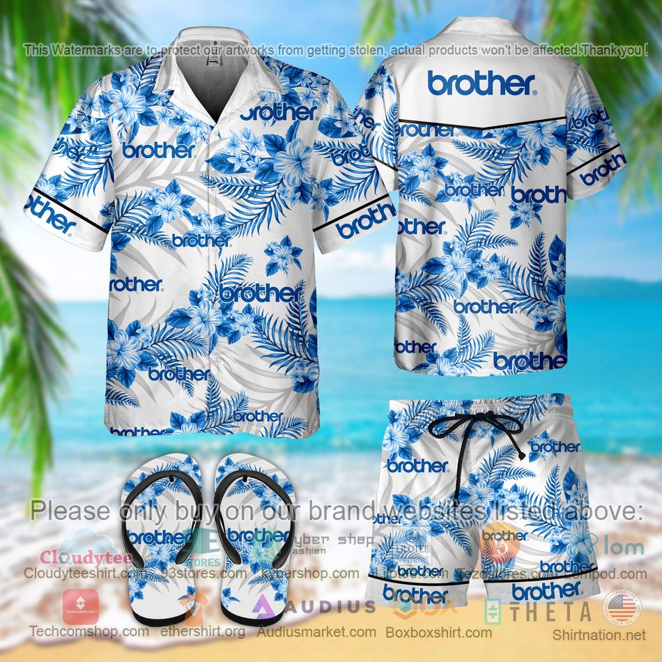 Brondby IF Hawaiian Shirt, Short