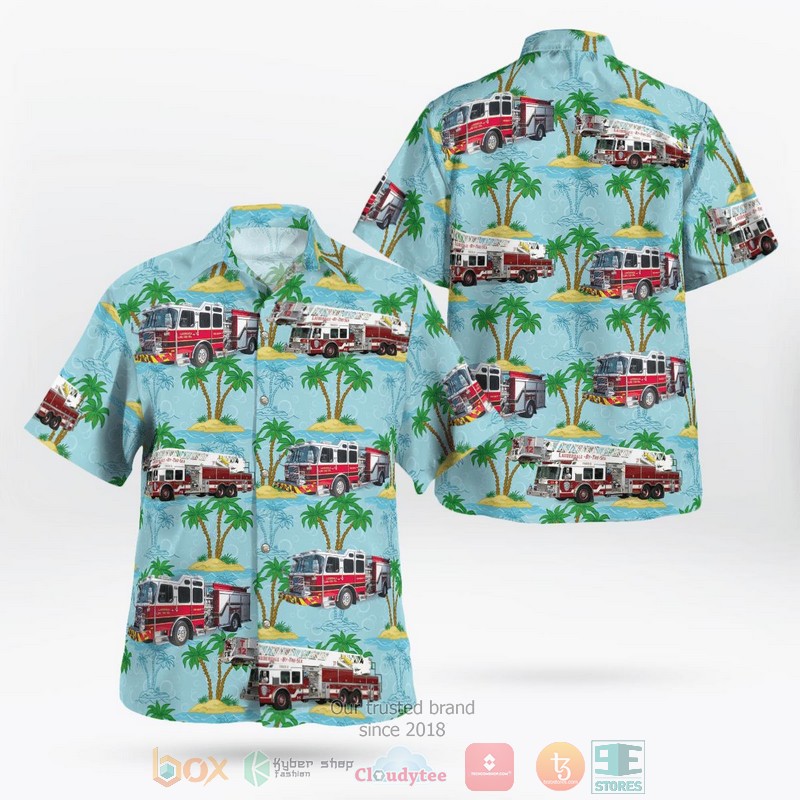 Broward County Sheriff AS350 N783BC Helicopter Hawaiian Shirt