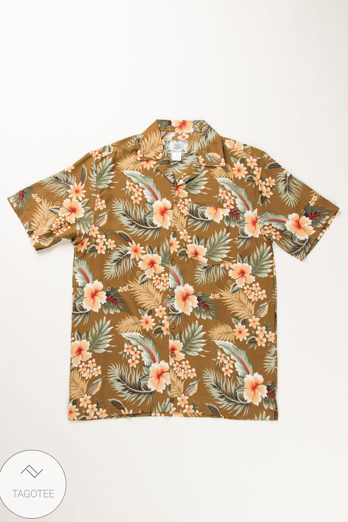 Brittanys Dog All Over Print Summer Short Sleeve Hawaiian Beach Shirt