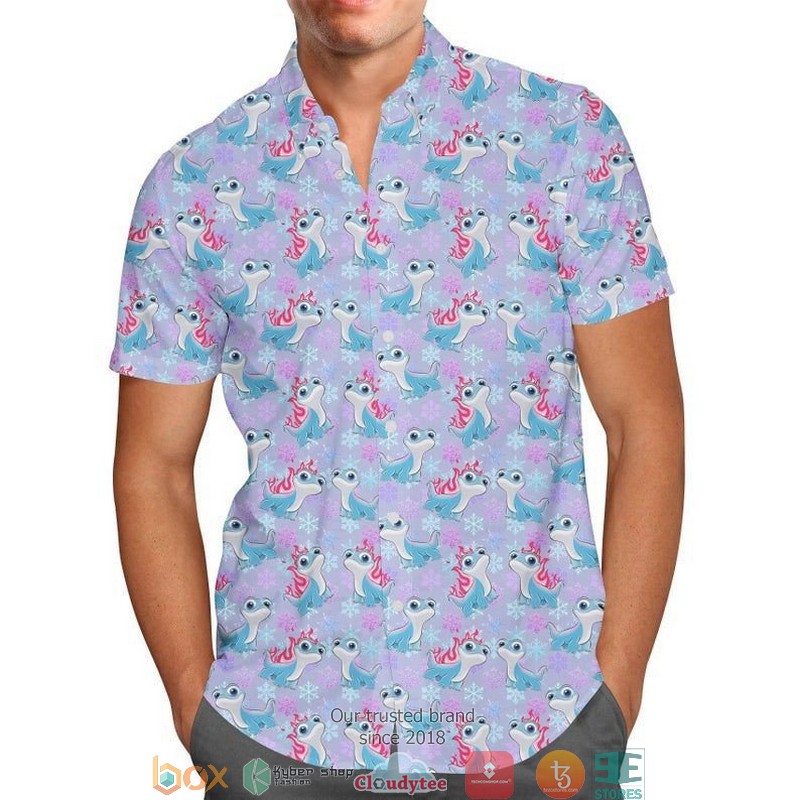 Bruni the Fire Spirit Disney Short Sleeve Hawaiian shirt