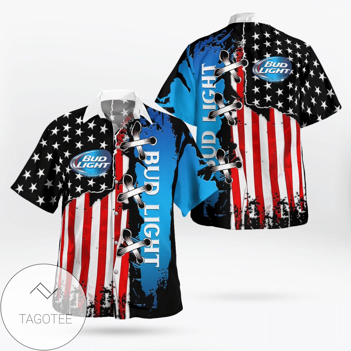 Bud Ice All Over Print 3D Hawaiian Shirt