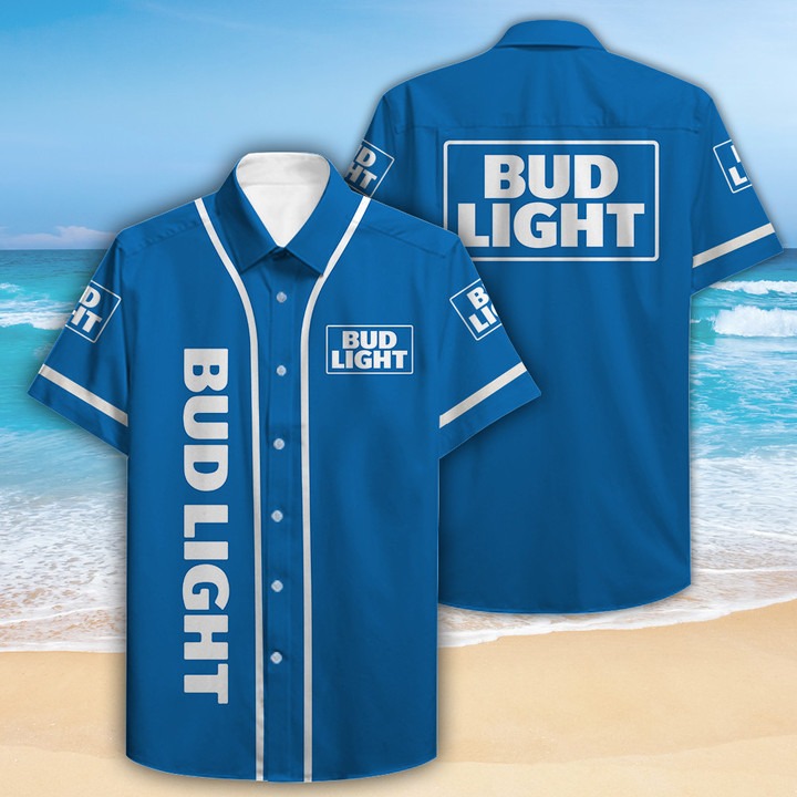 Bud Light Platinum Beer Hawaiian Shirts, Beach Short