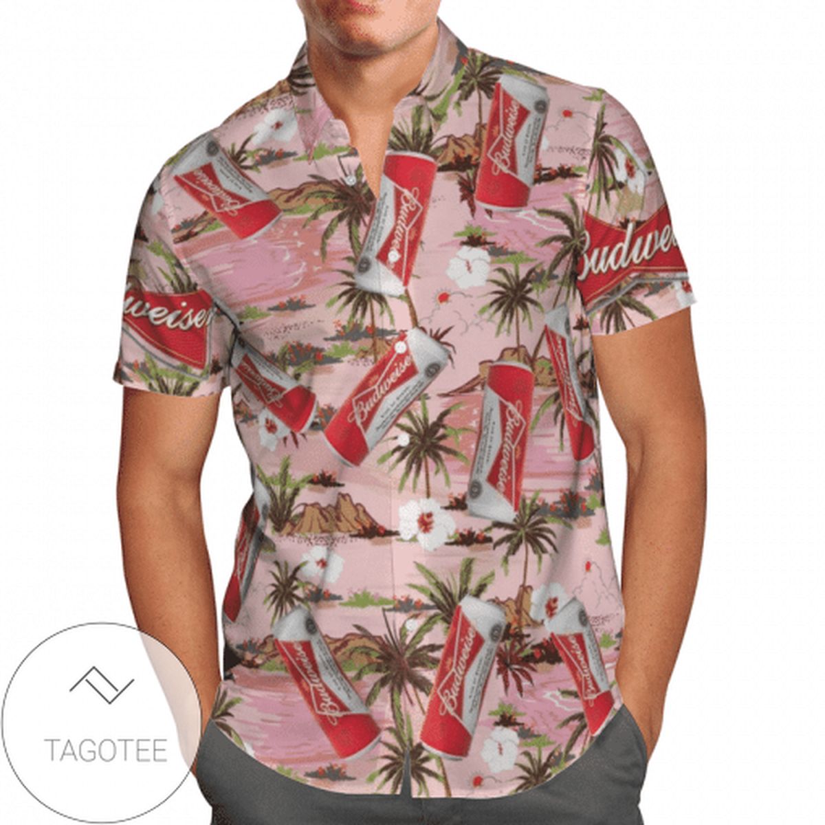 Budweiser All Over Print 3D Hawaiian Shirt