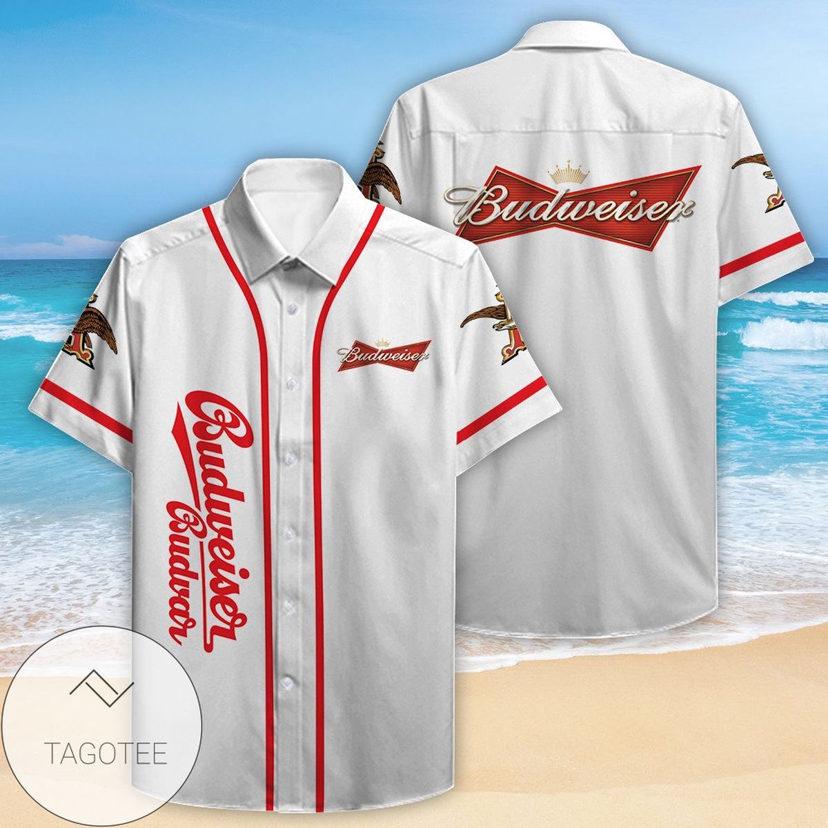 Budweiser Hawaiian Shirt Ver2