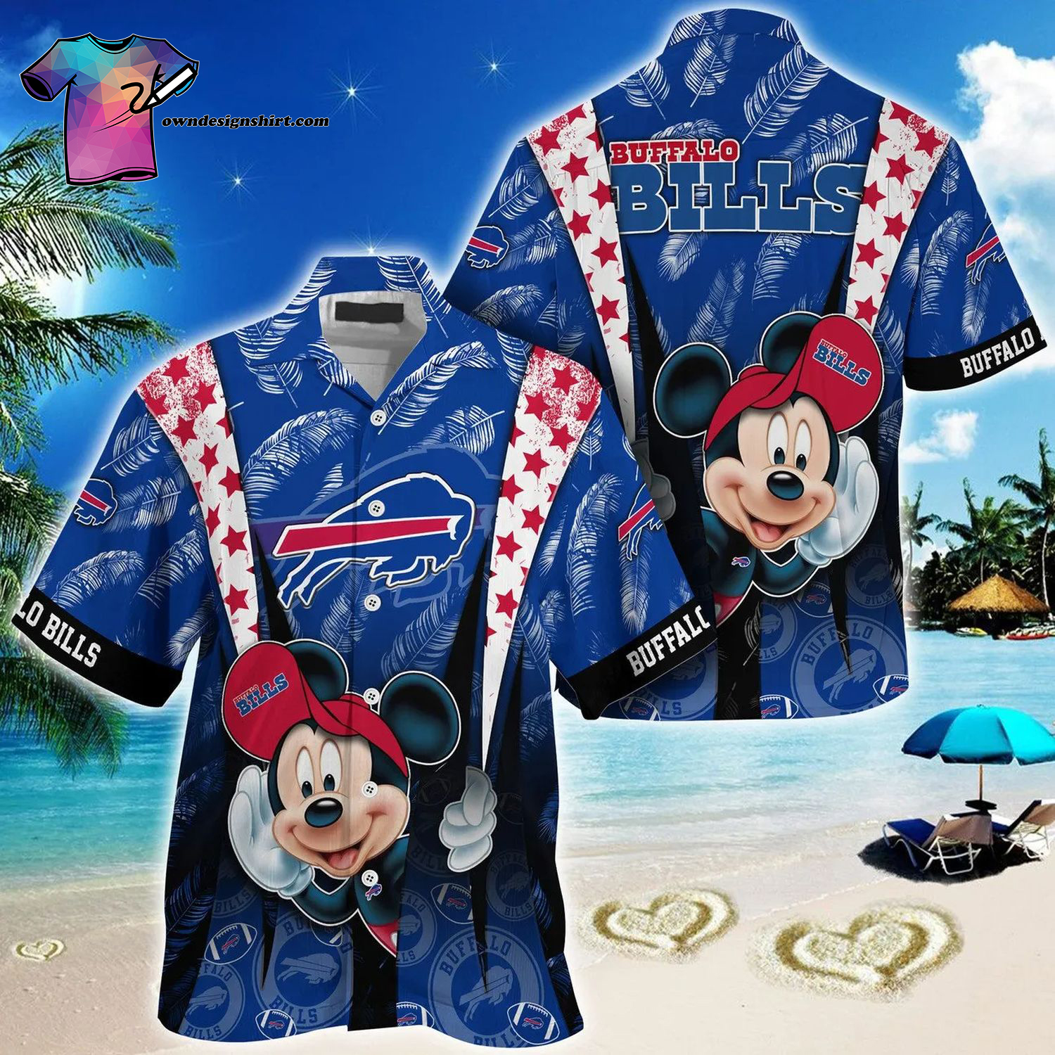 Buffalo Bills Floral Tropical Full Print Hawaiian Shirt