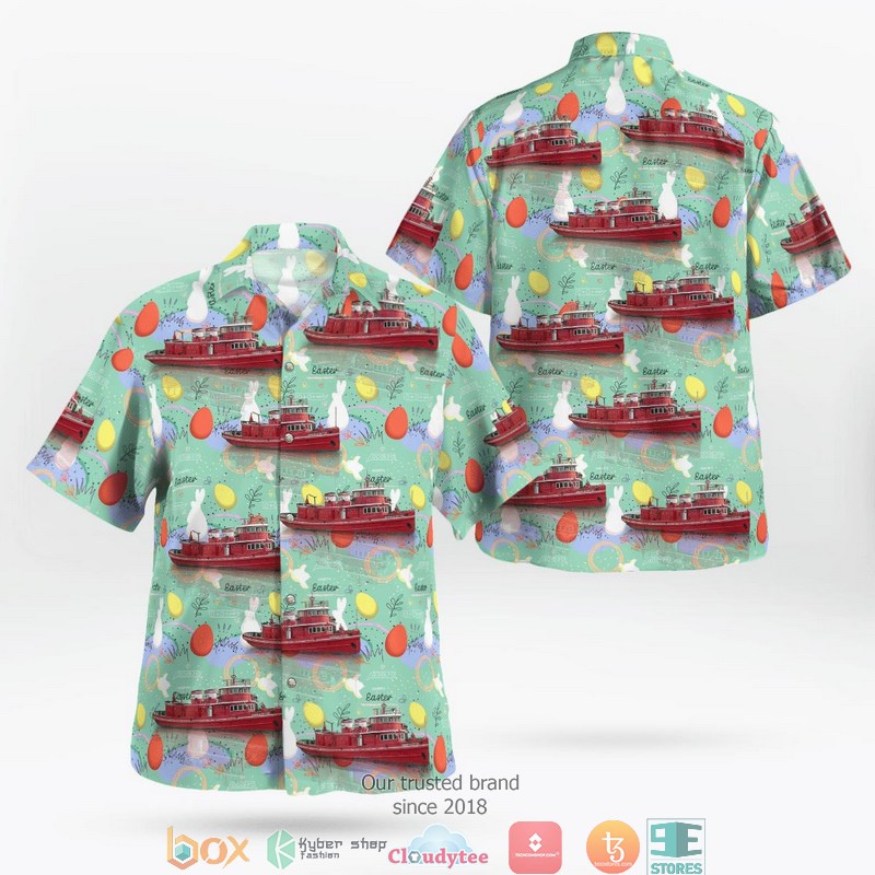 Buffalo New York Mercy Flight EMS Ambulance Hawaiian Shirt