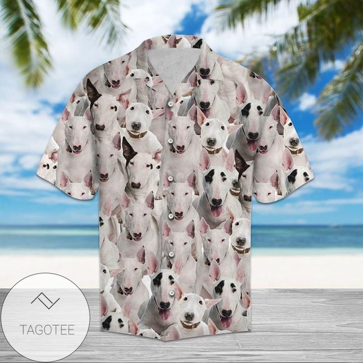 Bulldog 3D All Over Printed Hawaiian Shirt