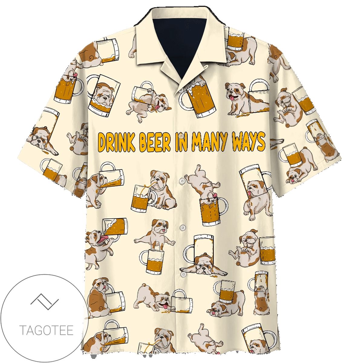 Bulldog Awesome Hawaiian Shirt