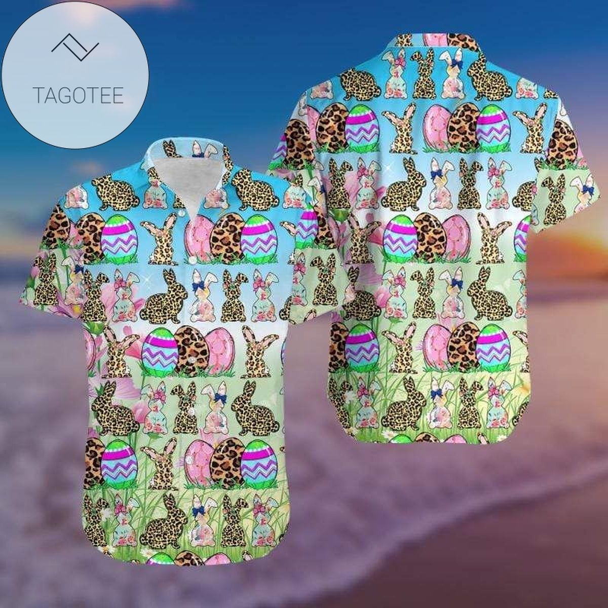 Bunny Loading Neon Happy Easter Day 2022 Authentic Hawaiian Shirts V