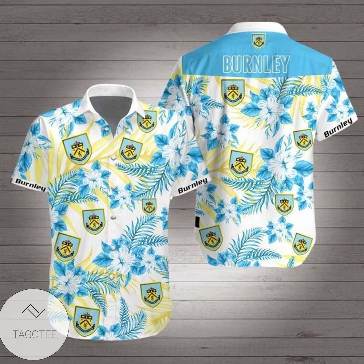 Burning Electric Guitar Hawaiian Shirt