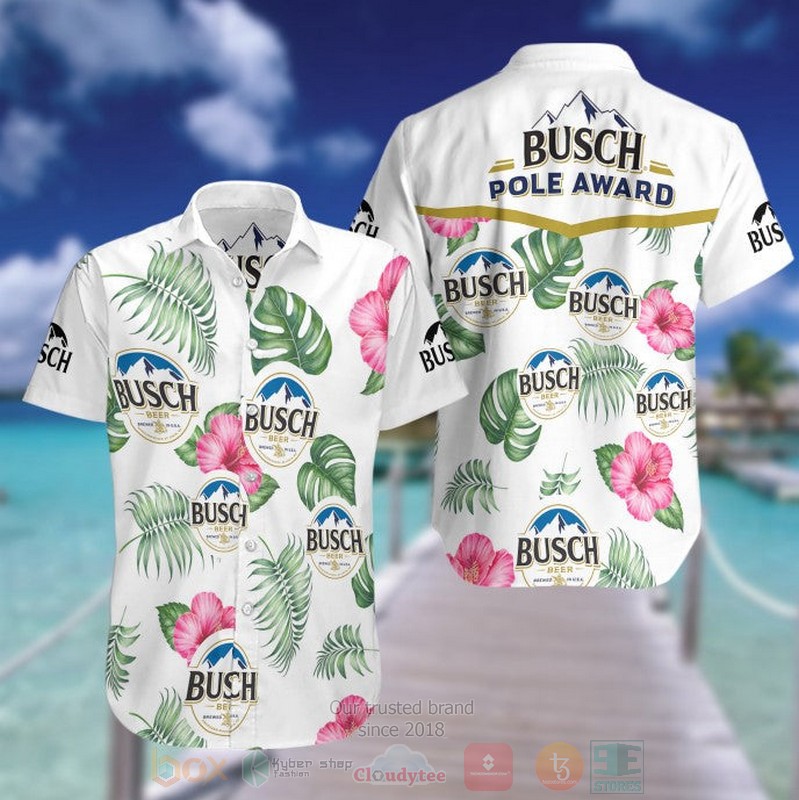 Busch Beer Short Sleeve Hawaiian shirt