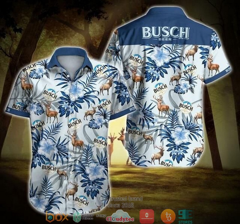 Busch Beer Short Sleeve Hawaiian shirt