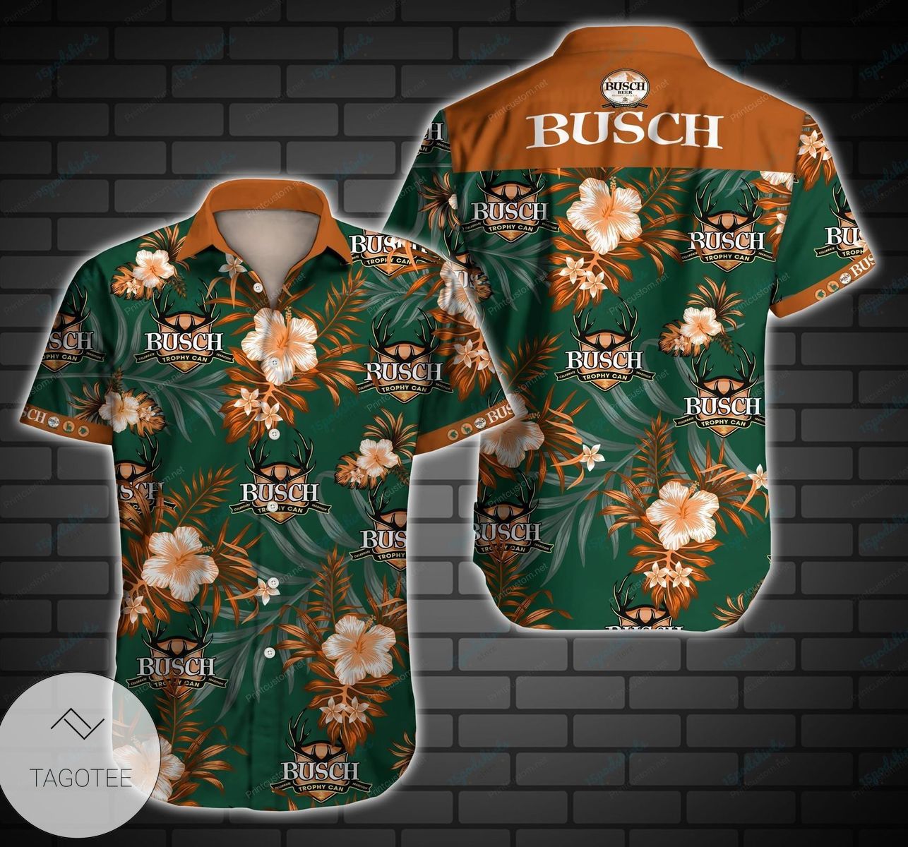 Busch Beer Style 5 Hawaiian Shirt