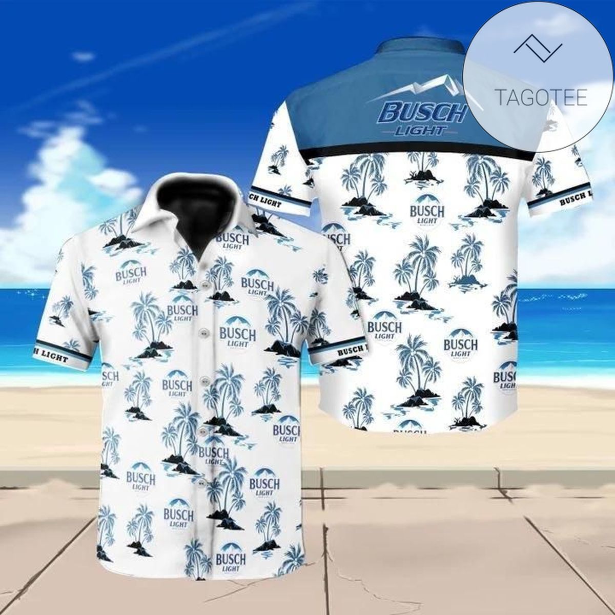 Busch Light Brewed In USA Hawaiian Shirt