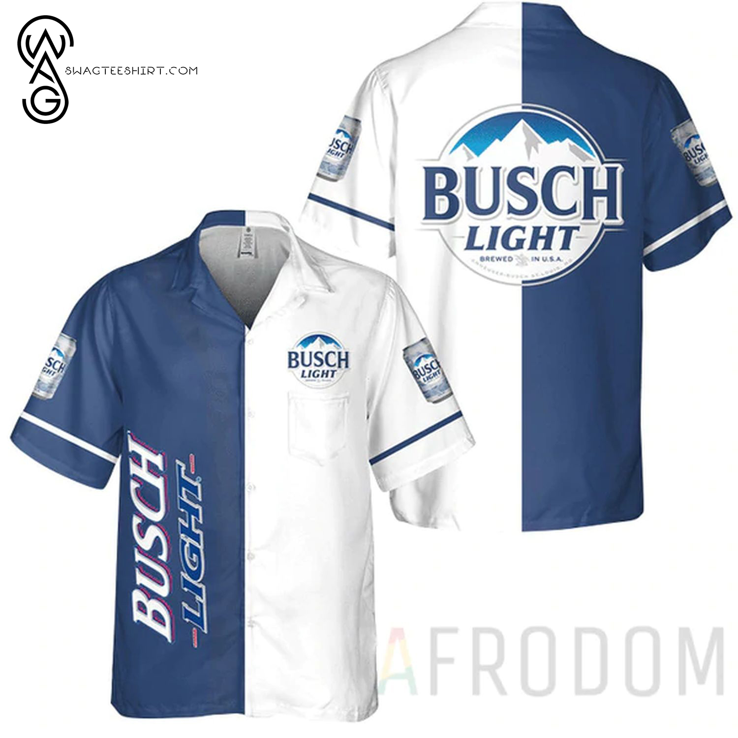 Busch Light Beer pineapple Hawaiian Shirt And Beach Shorts