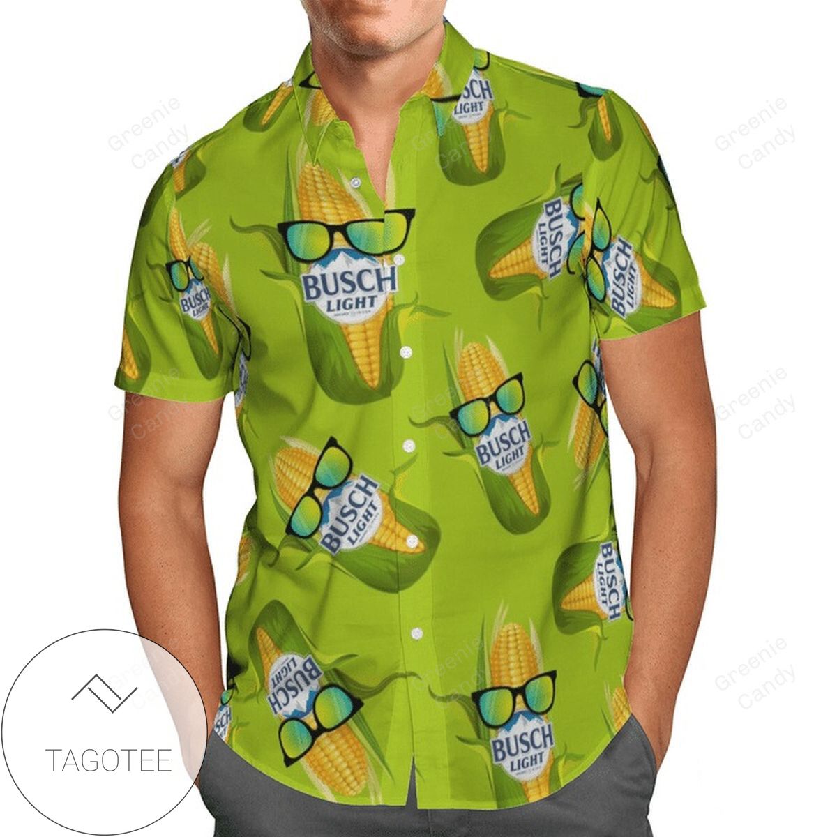 Busch Light Apple Drink More Busch Beer Hawaiian Shirt