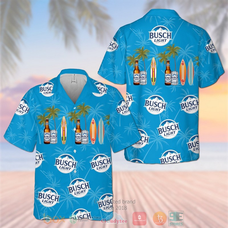 Busch Light Hawaiian Beach Short