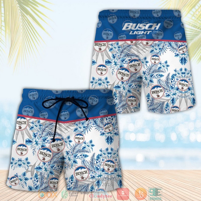 Busch Light Hibiscus Hawaian Summer Outfit