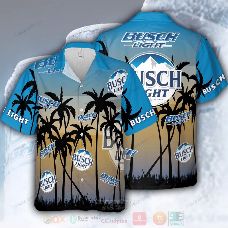 Busch Light Pineapple Hibiscus Hawaian Summer Outfit