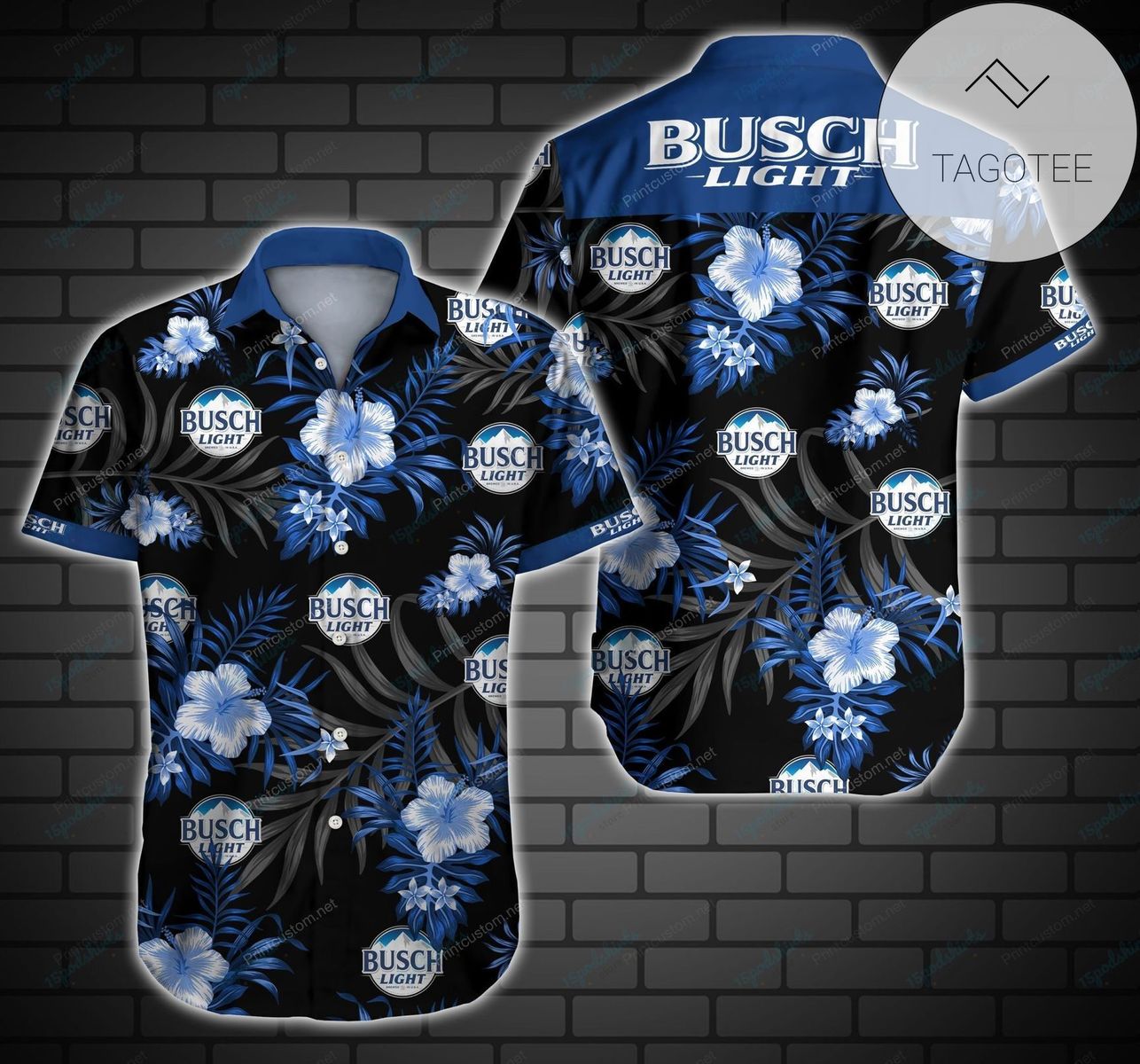 Busch Light Funny Pineapple All Over Print 3D Hawaiian Shirt And Beach Short