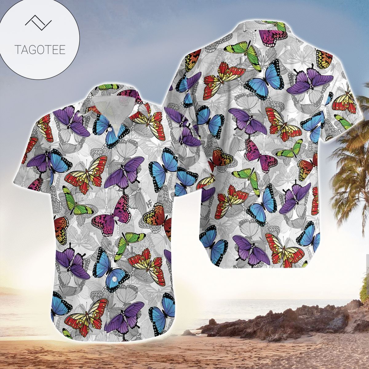 Butterflies Shirt Butterflies Hawaiian Shirt For Butterflies Lovers