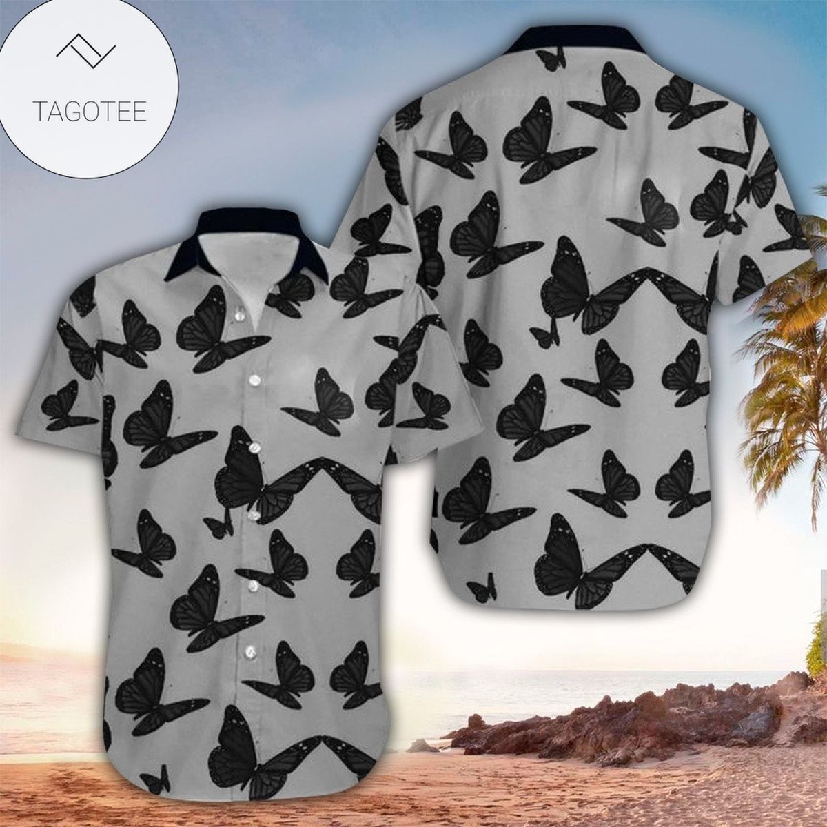 Butterfly Aloha Shirt Perfect Hawaiian Shirt For Butterfly Lover