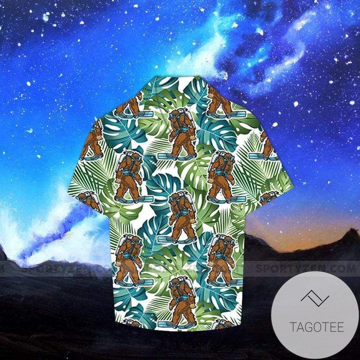 Buy Bigfoot Tribal Pattern 2022 Authentic Hawaiian Shirts H