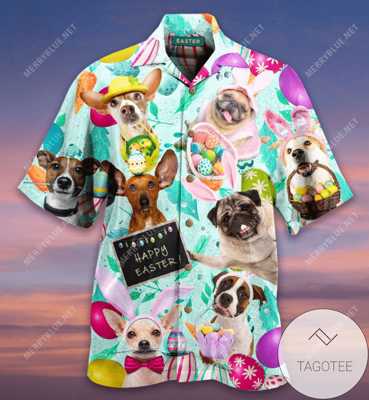 Buy Happy Easter Day 2021 America Unisex Hawaiian Shirt