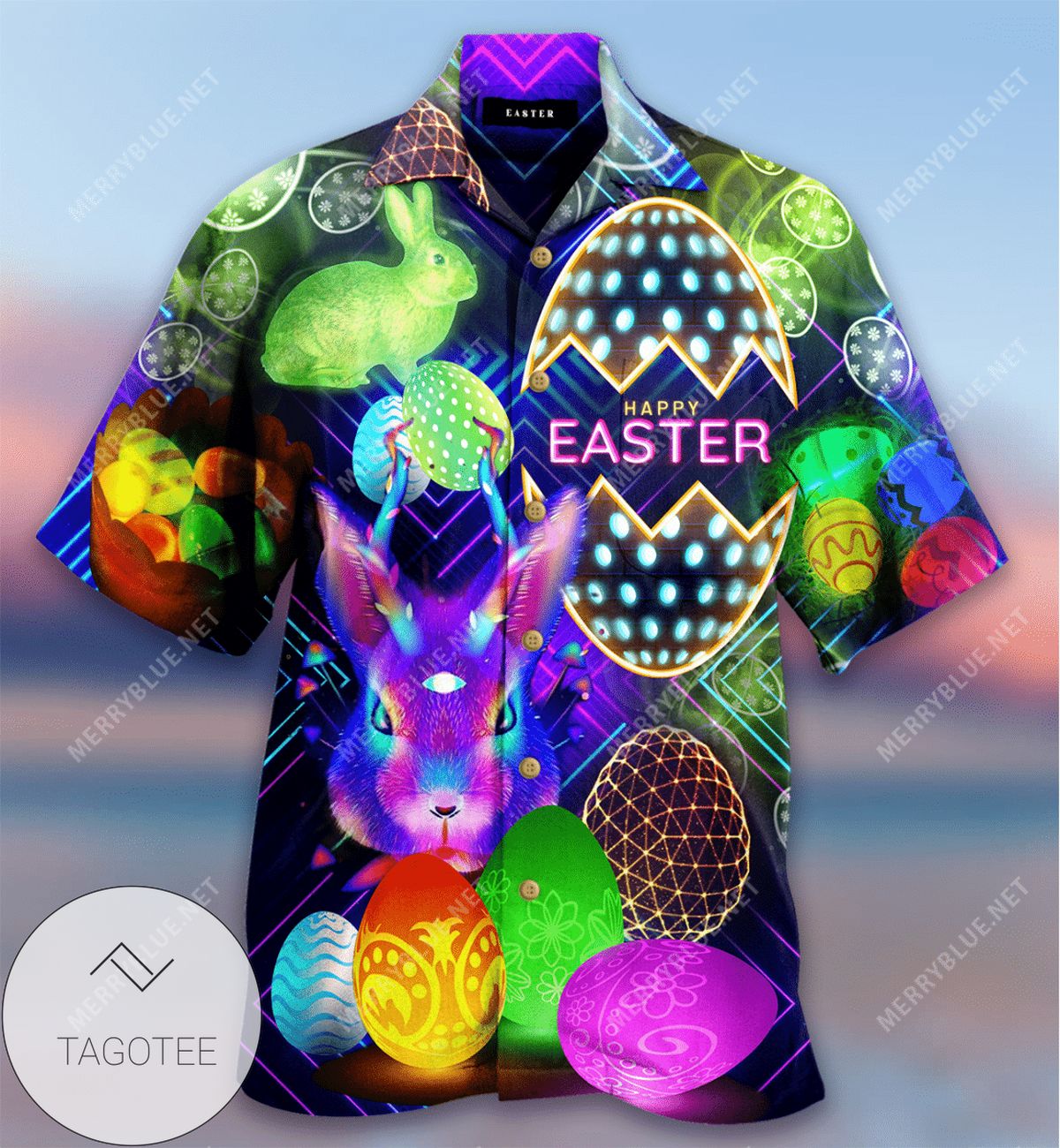 Buy Happy Easter Sloth 2021 Hawaiian Aloha Shirts V