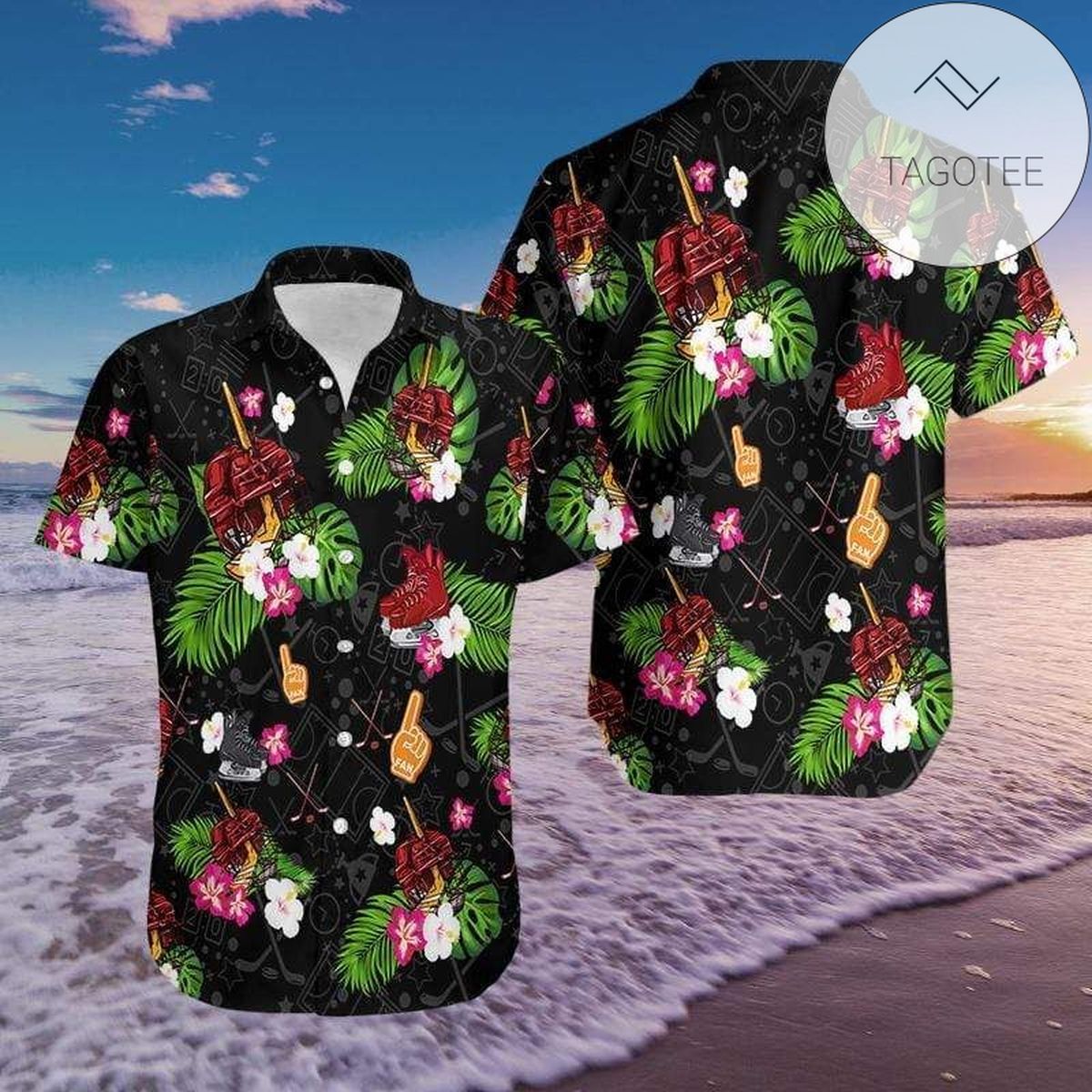 Buy Jeep Green Hibiscus White Unisex 2022 Authentic Hawaiian Shirts