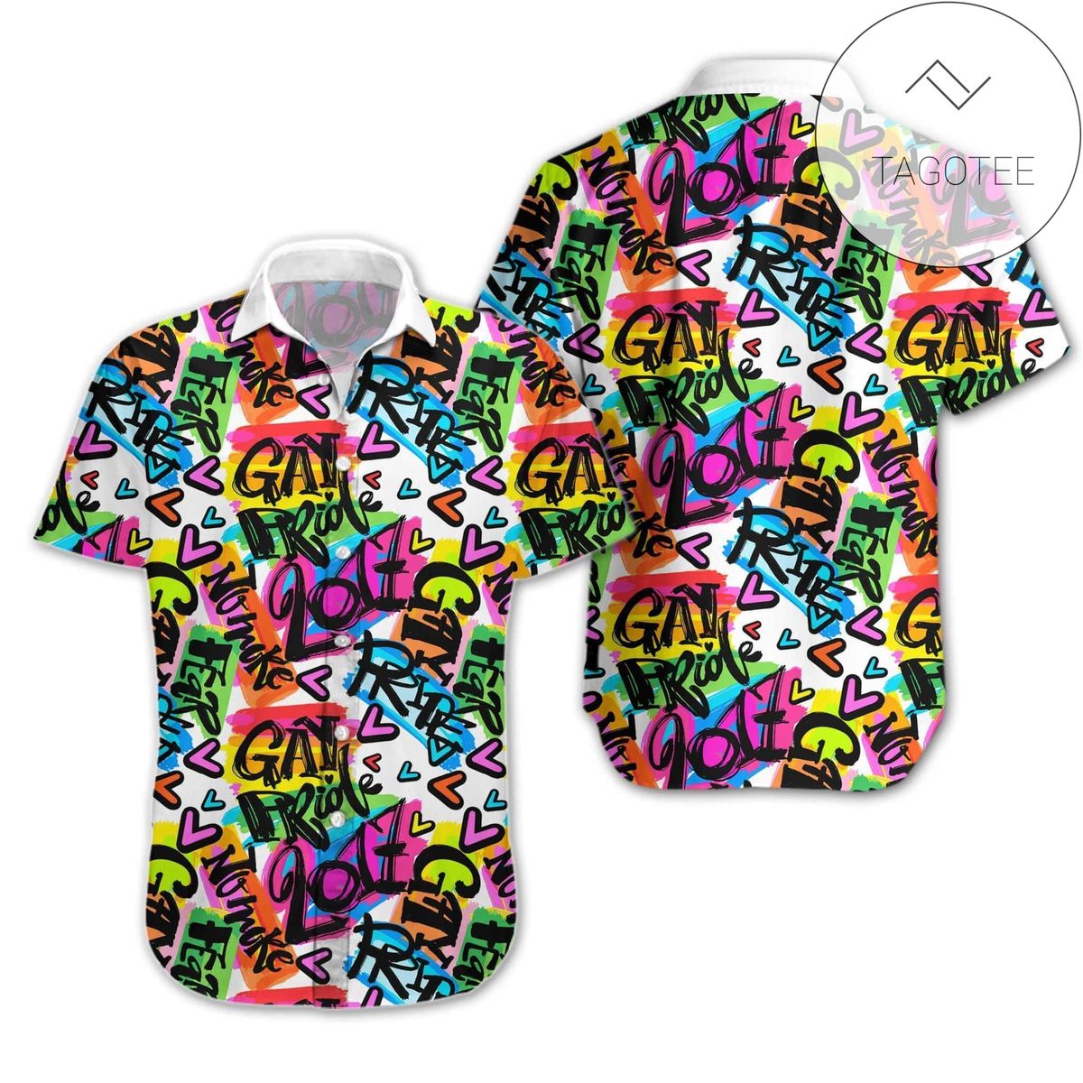 Buy Lgbt Heart Authentic Hawaiian Shirt 2022