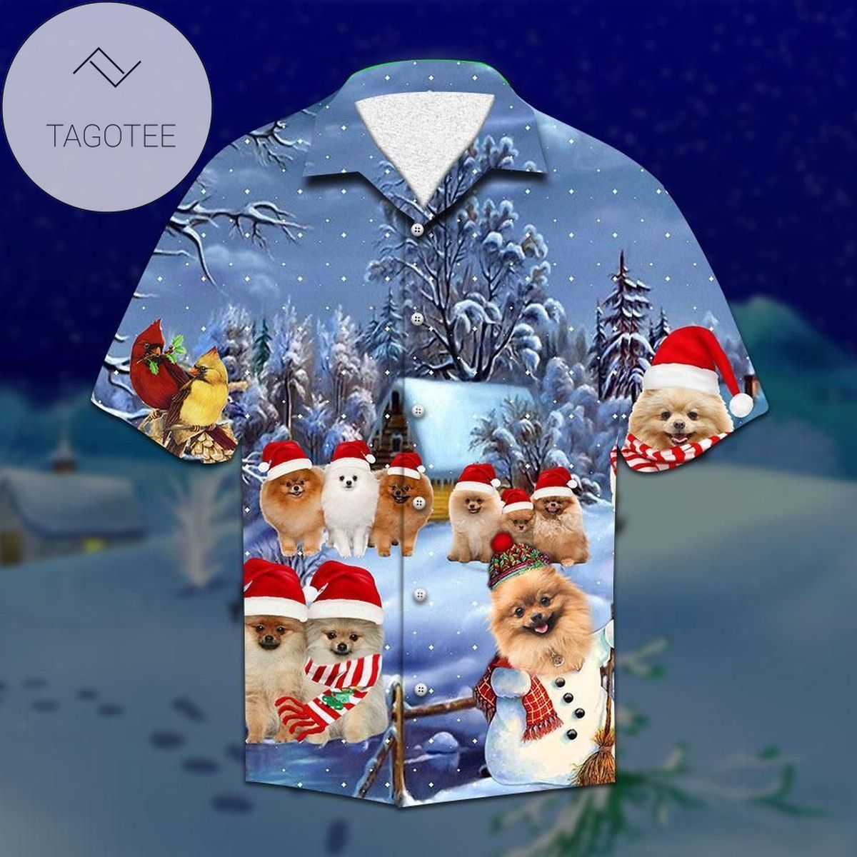 Buy Playing Drums On Christmas Hawaiian Shirt