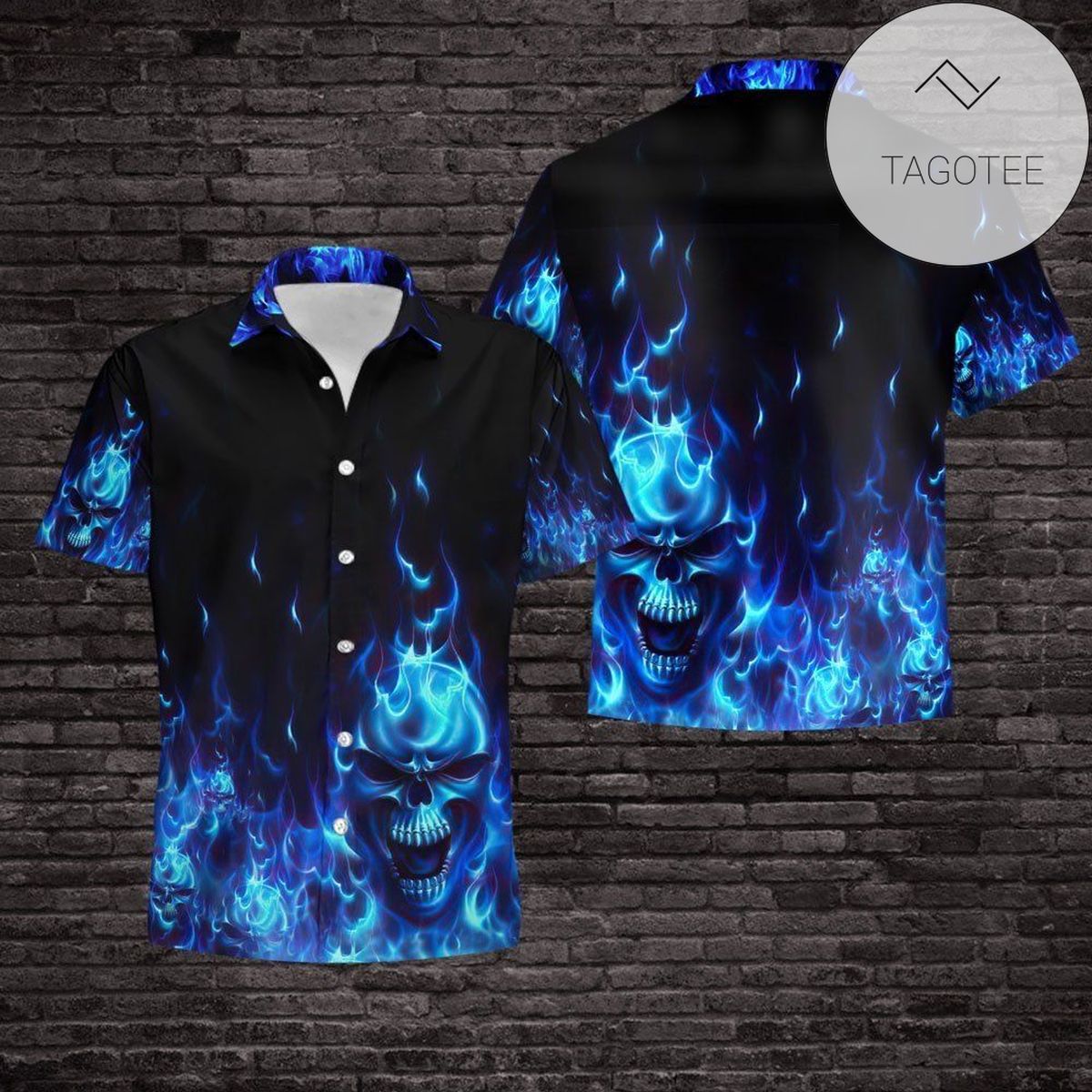 Buy Skull Dragon Unisex Hawaiian Shirt