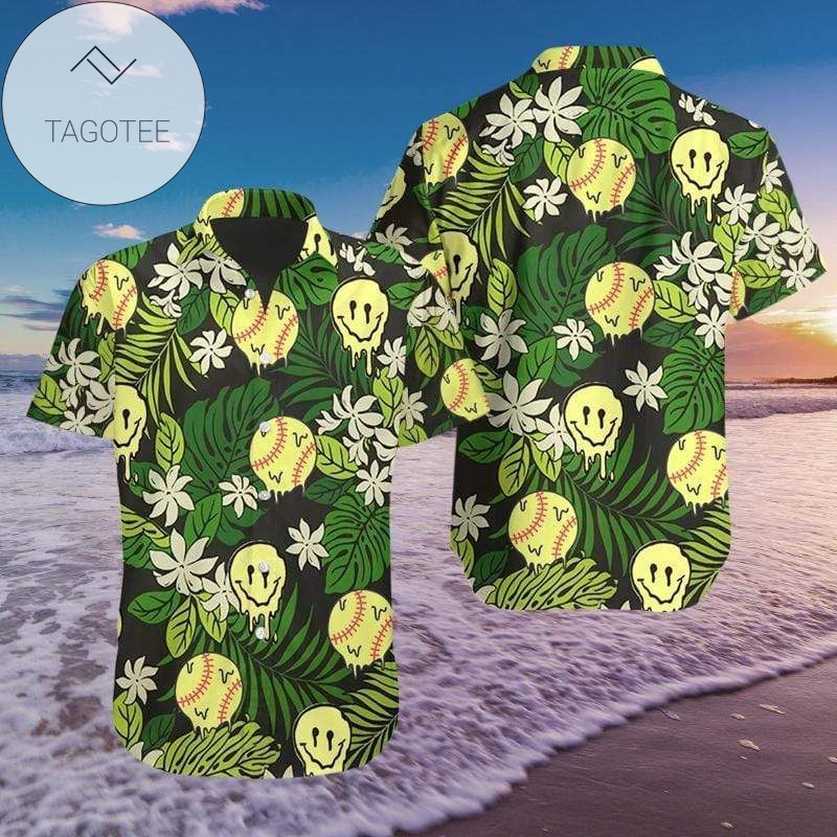 Buy Softball Unicorn Dabbing Pitch Perfect Tropical 2022 Authentic Hawaiian Shirts 1109h