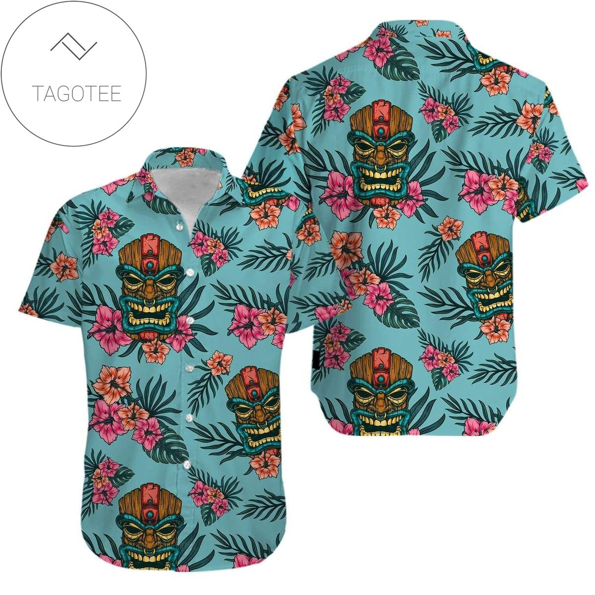 Buy Tiki Funny 2022 Authentic Hawaiian Shirts V