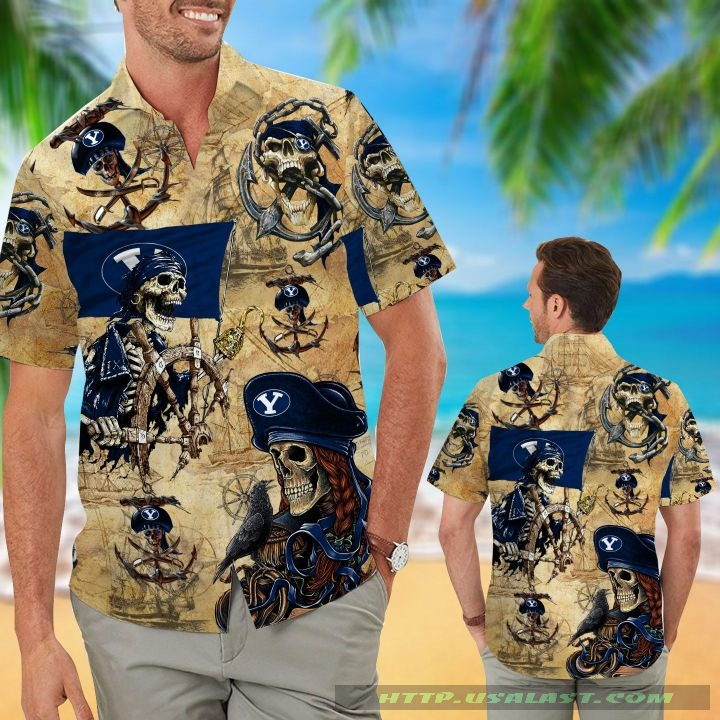 BYU Cougars Minnie Mouse Aloha Hawaiian Shirt