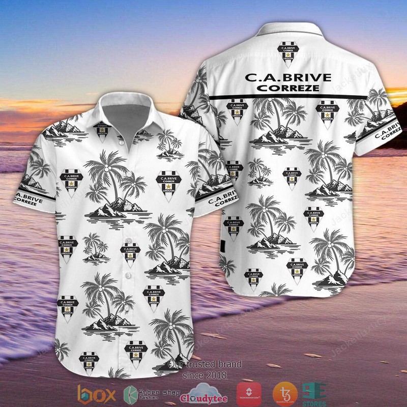 CA Brive Hawaiian shirt, Short