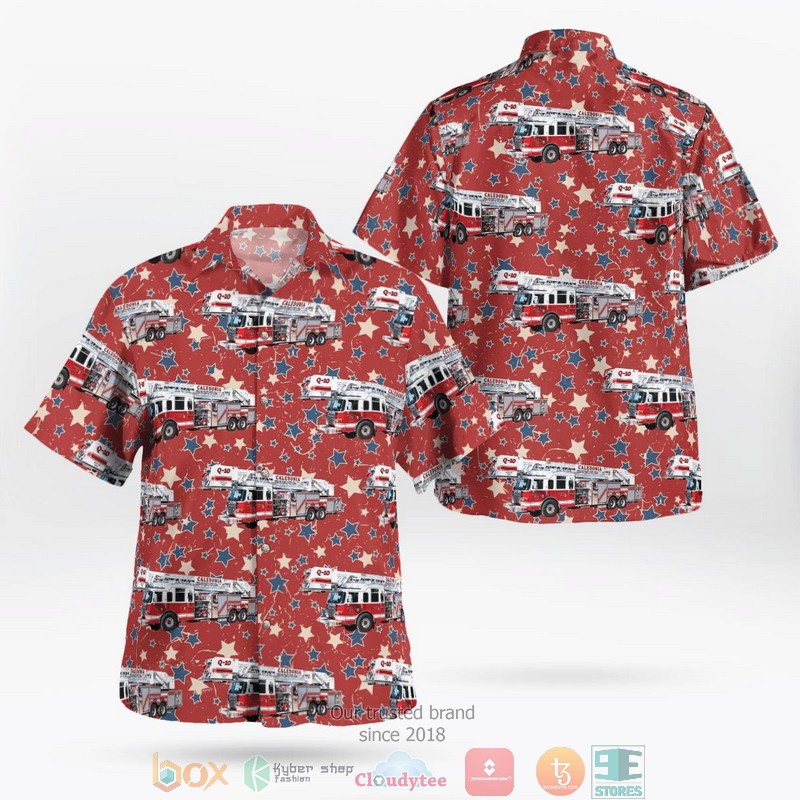 Cahaba Valley Fire and EMR District Albama Aloha Shirt