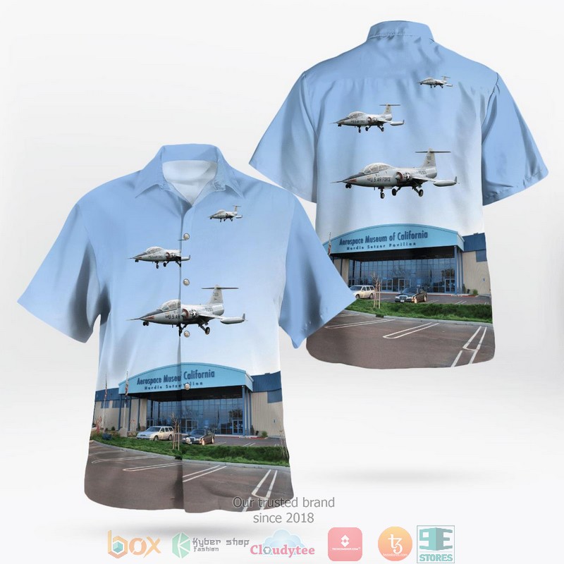 California Air Force Flight Test Museum McDonnell Douglas F-15B SN 73-0114 Hawaiian Shirt