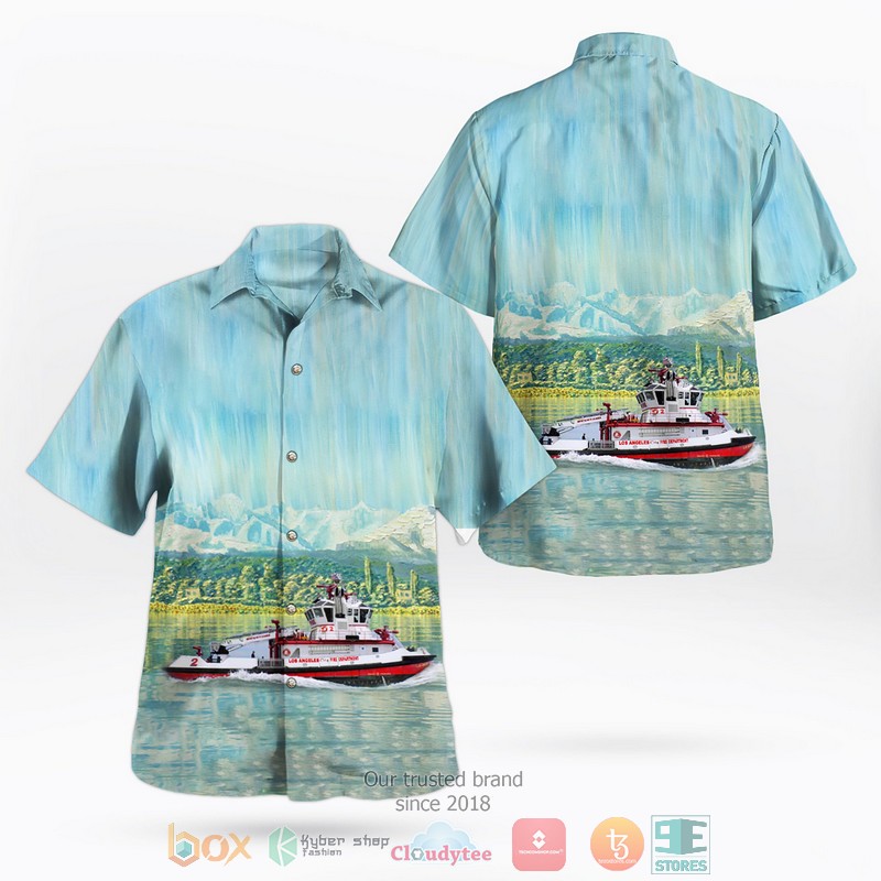 California Livermore – Pleasanton Fire Department Hawaiian Shirt