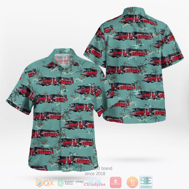 California Riverside County Fire Department Station 35 – Roy Willson Hawaiian Shirt