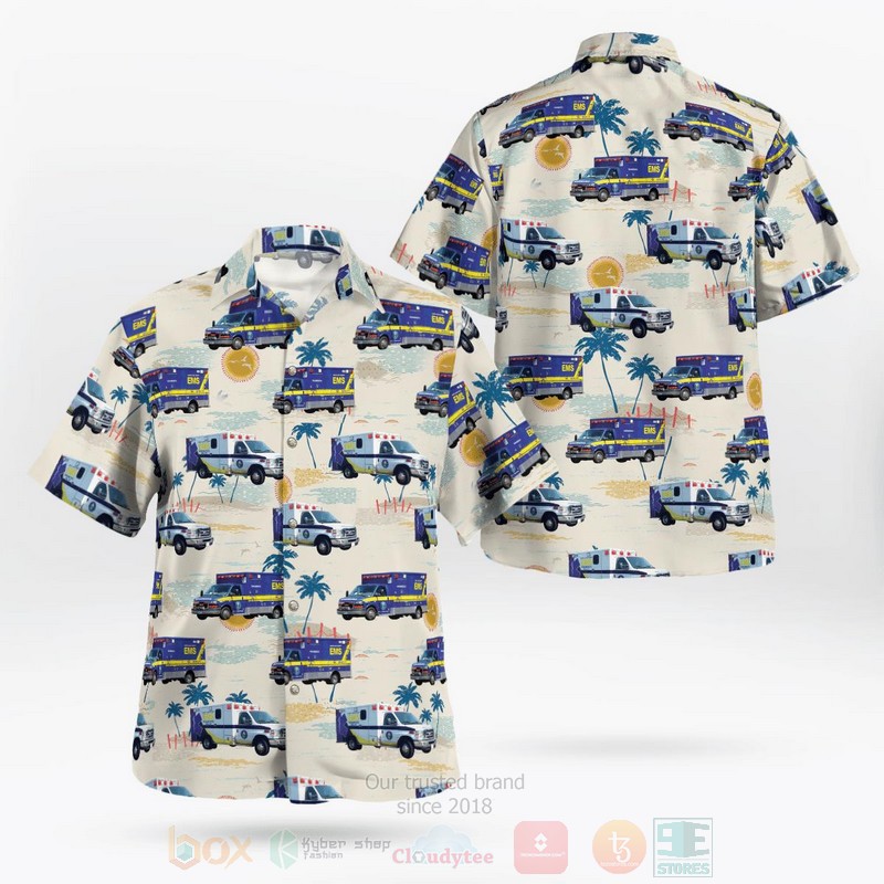 California Soboba Fire Department Hawaiian Shirt